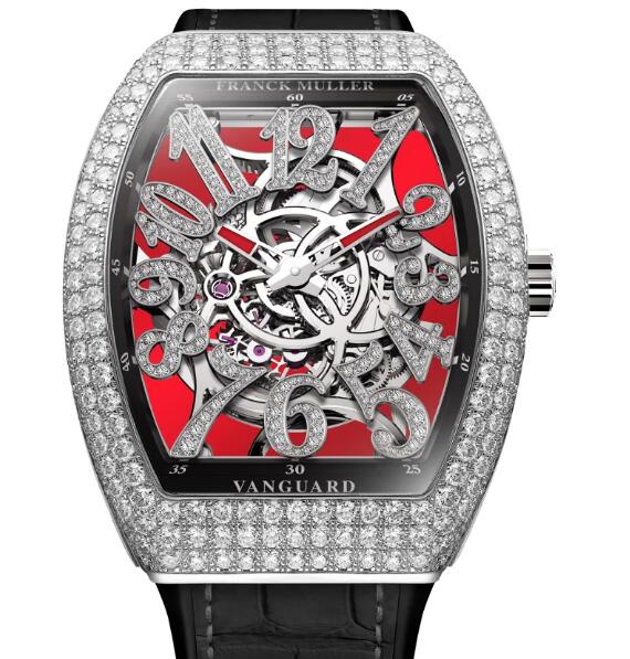 FRANCK MULLER Vanguard Dragon Slim Skeleton Replica Watch V 41 S AT SQT D NBR CD DRAGON RG